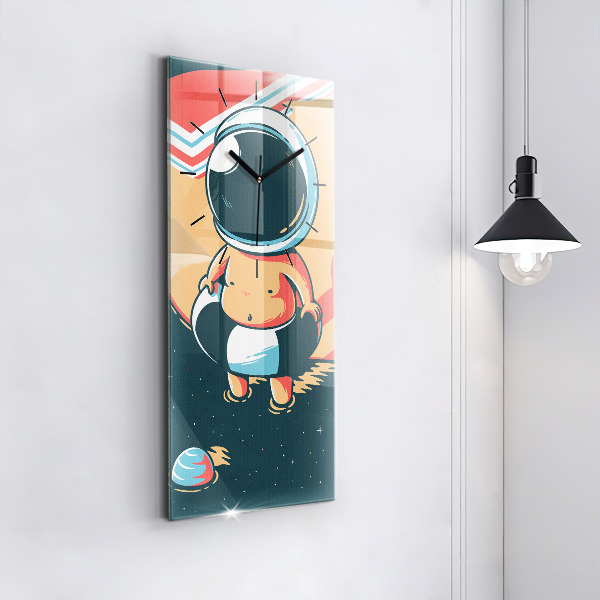 Zegar szklany pionowy Dziecięca wyobraźnia