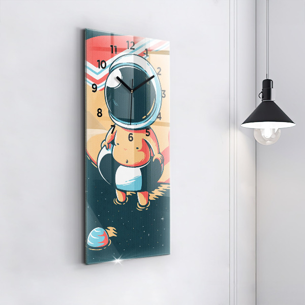 Zegar szklany pionowy Dziecięca wyobraźnia