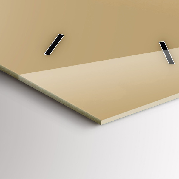 Zegar szklany pionowy Sowa - znak mądrości