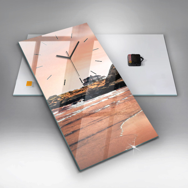 Zegar szklany pionowy Wybrzeże Sherman