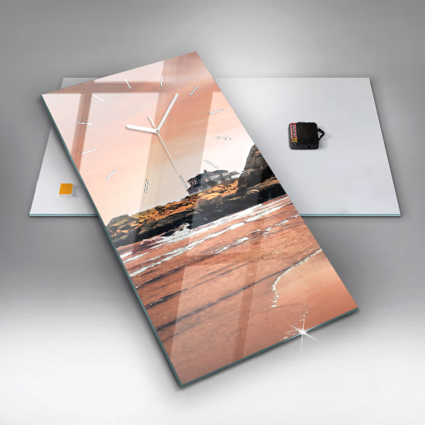 Zegar szklany pionowy Wybrzeże Sherman