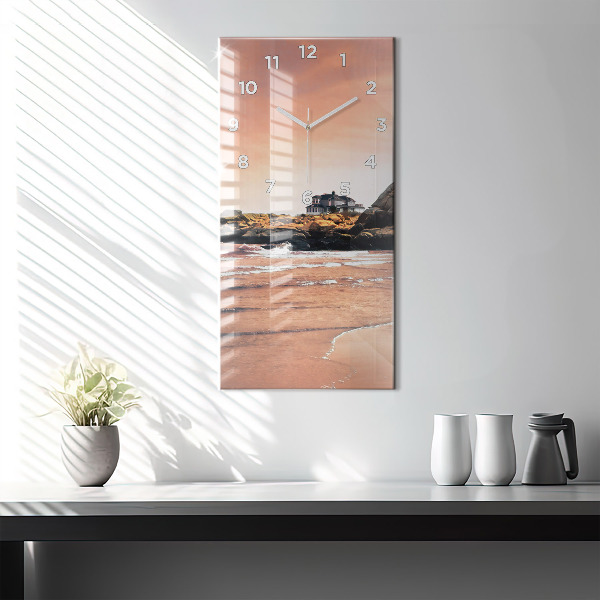 Zegar szklany pionowy Wybrzeże Sherman