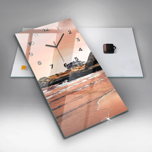 Zegar szklany pionowy Wybrzeże Sherman