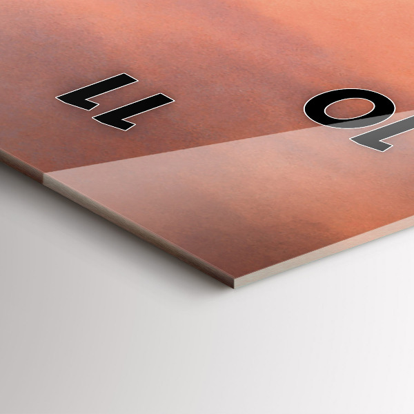 Zegar szklany pionowy Wybrzeże Sherman