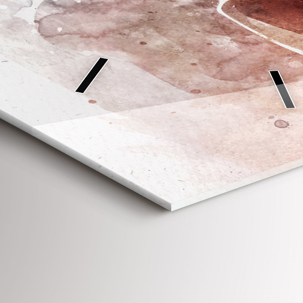 Zegar szklany pionowy Wizualizacja Gitary