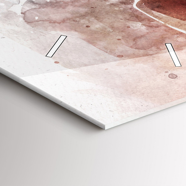 Zegar szklany pionowy Wizualizacja Gitary