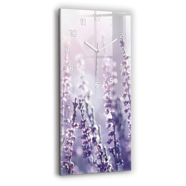 Zegar szklany pionowy Abstrakcja