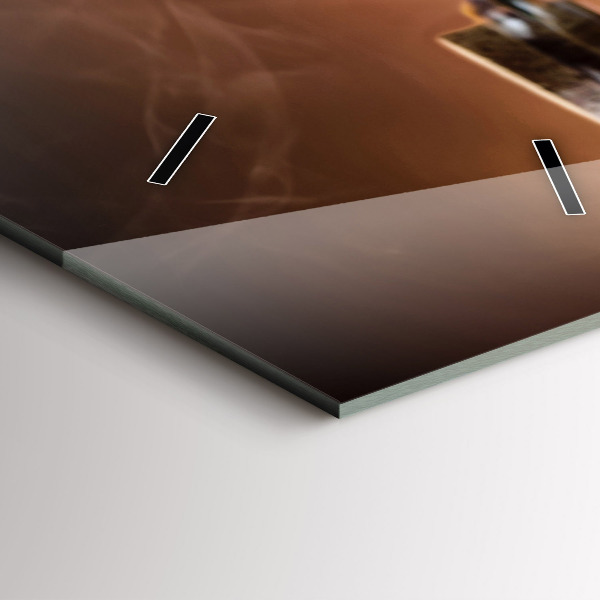 Zegar szklany pionowy Kulinarne Serce Włoch