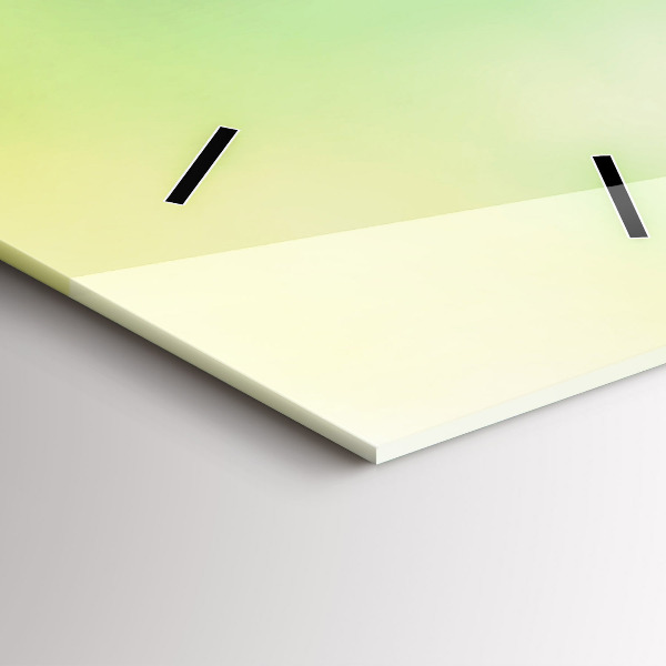 Zegar szklany pionowy Kula Ziemska