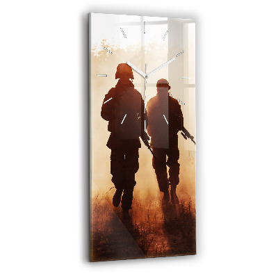 Zegar szklany pionowy Marines Stanów Zjednoczonych