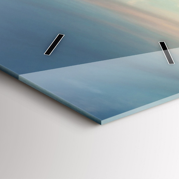 Zegar szklany pionowy Nowy Jork Manhattan