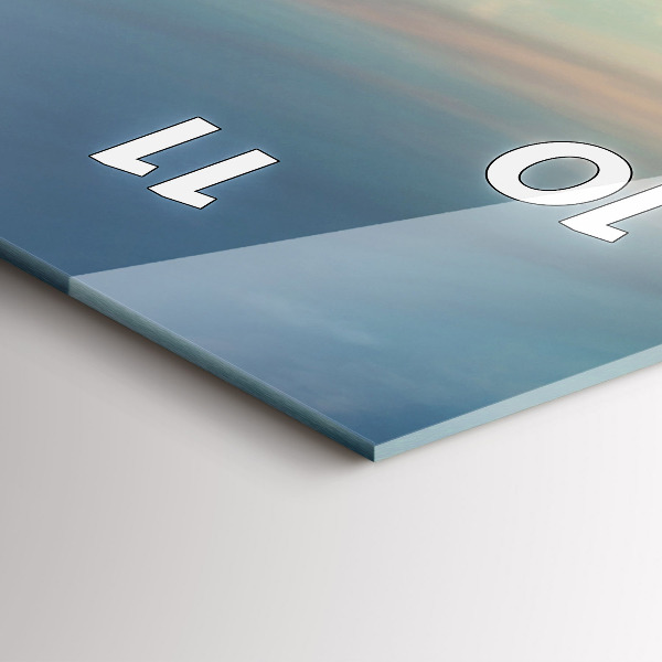 Zegar szklany pionowy Nowy Jork Manhattan