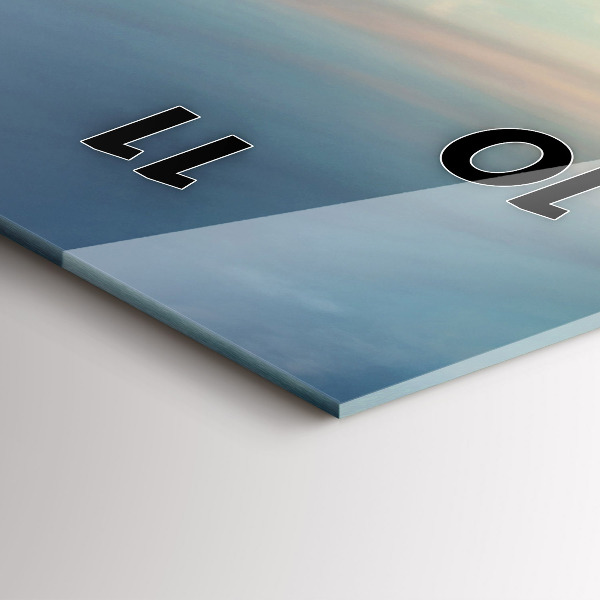 Zegar szklany pionowy Nowy Jork Manhattan