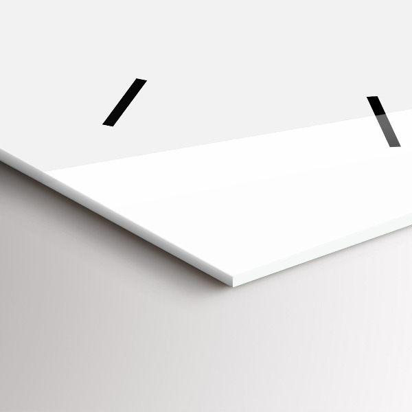 Zegar szklany pionowy Geometryczny Wzór