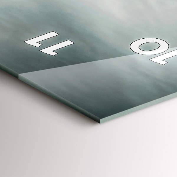 Zegar szklany pionowy Motorowy Styl Adrenalina