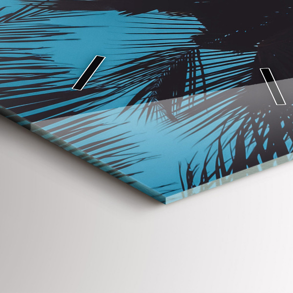 Zegar szklany pionowy Surfing na plaży