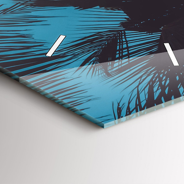 Zegar szklany pionowy Surfing na plaży