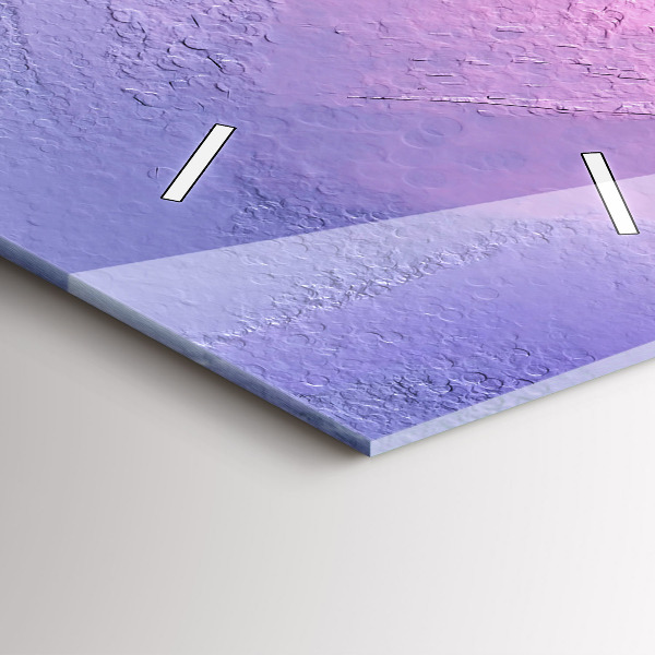 Zegar szklany pionowy Pejzaż morski