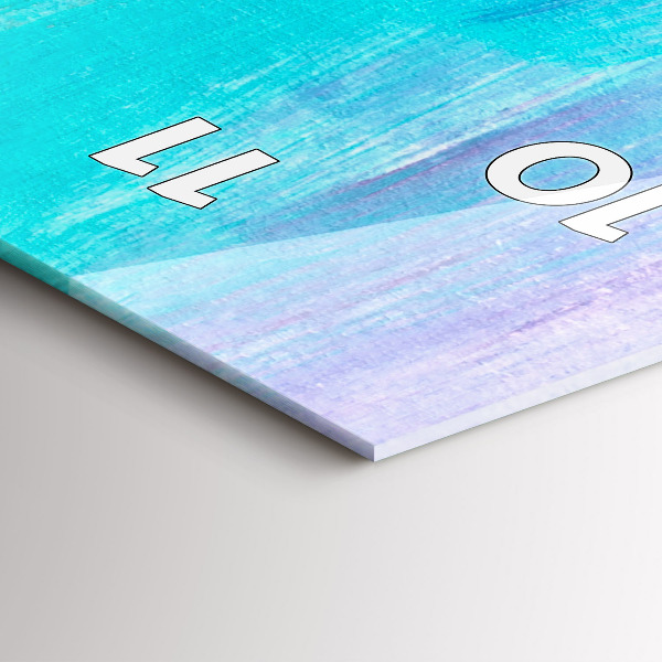 Zegar szklany pionowy Abstrakcja drapaczy chmur