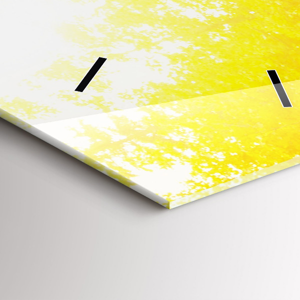 Zegar szklany pionowy Widok na wodospad