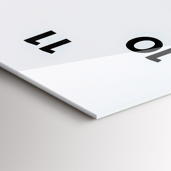 Zegar szklany pionowy Latająca wyspa i wodospad