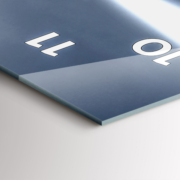 Zegar szklany pionowy Latarnia morska