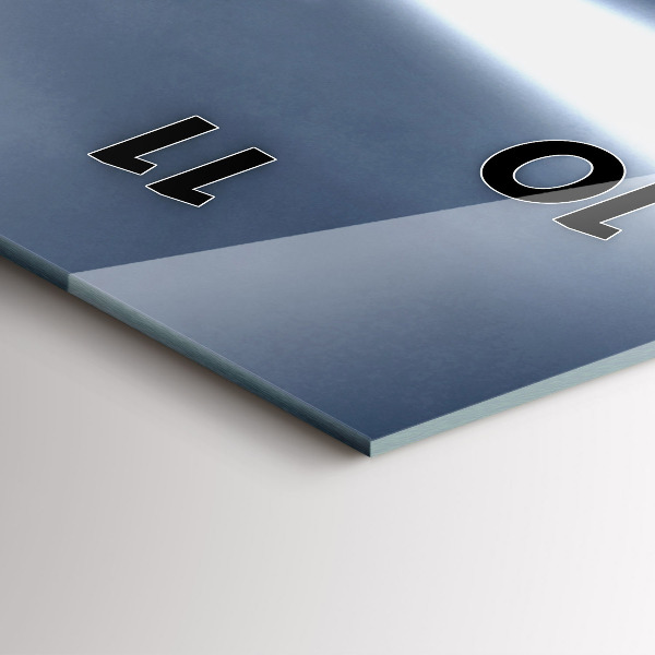 Zegar szklany pionowy Latarnia morska