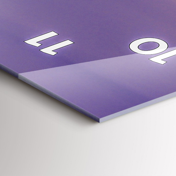 Zegar szklany pionowy Brooklyn Most i East River