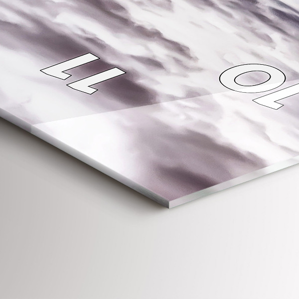 Zegar szklany pionowy droga Route 66 USA