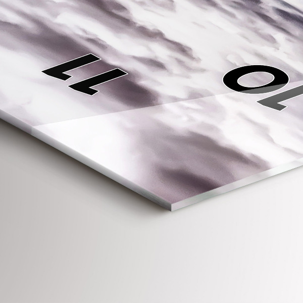 Zegar szklany pionowy droga Route 66 USA