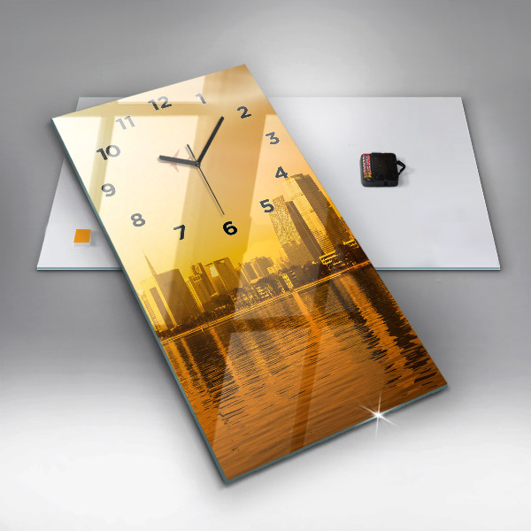 Zegar szklany pionowy Rzeka Zhujiang Chiny