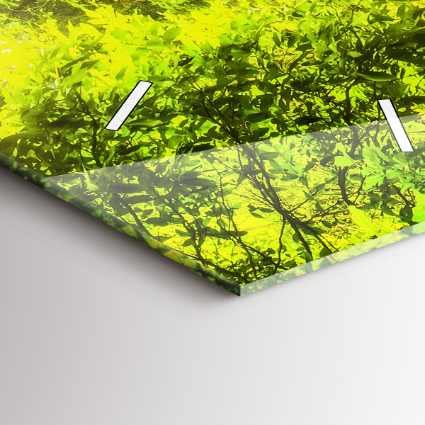 Zegar szklany pionowy Wodospad w Tajlandii