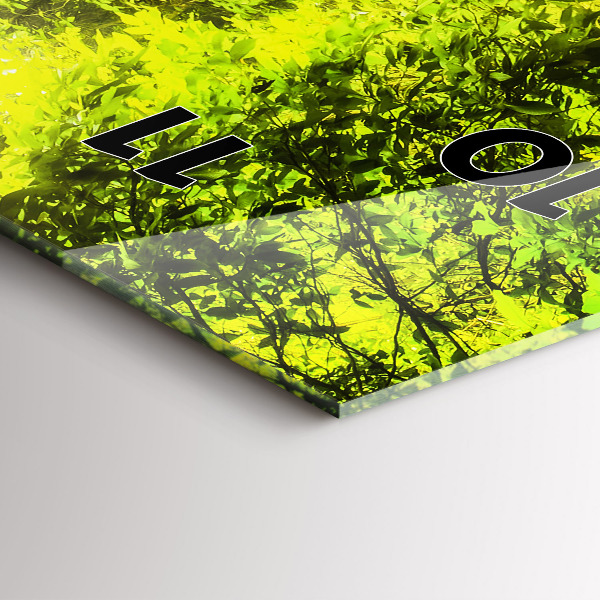 Zegar szklany pionowy Wodospad w Tajlandii