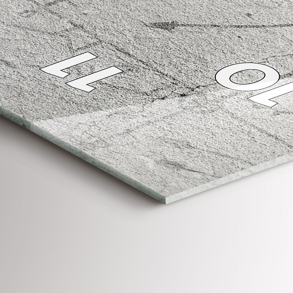 Zegar szklany pionowy Szkic Miasta