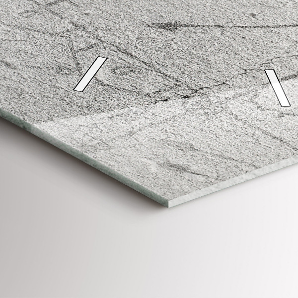 Zegar szklany pionowy Szkic Miasta