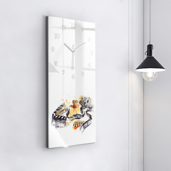 Zegar szklany pionowy Kinematografia kamera