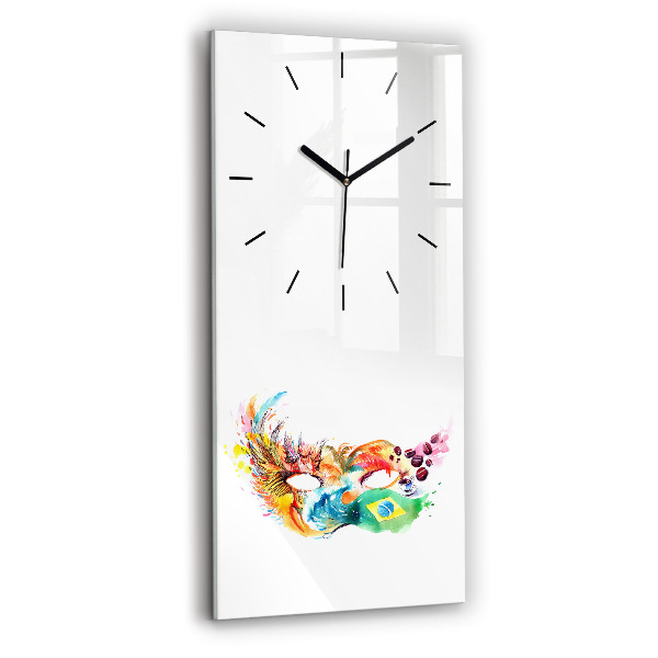 Zegar szklany pionowy Kultura - flaga Brazylii