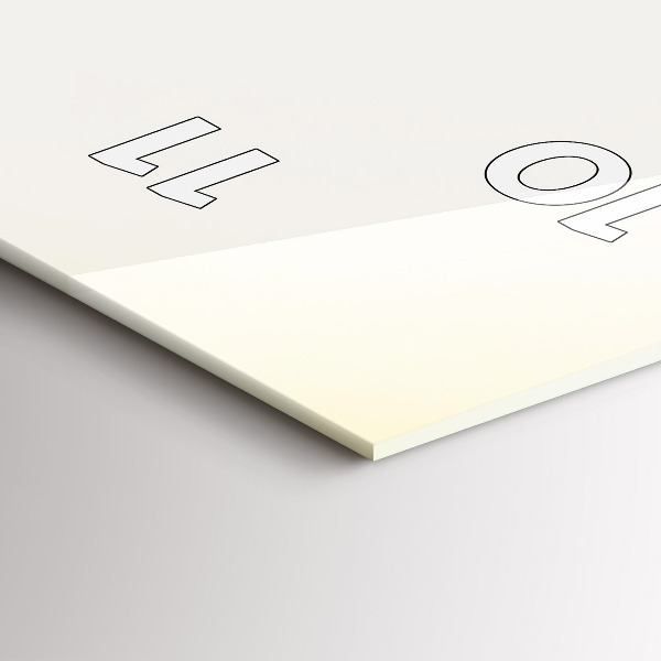 Zegar szklany pionowy Jeleń o wschodzie słońca