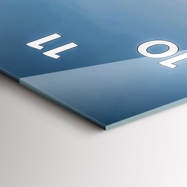 Zegar szklany pionowy Latarnia morska