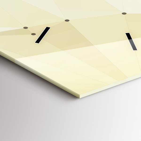 Zegar szklany pionowy Stworzenie Adama