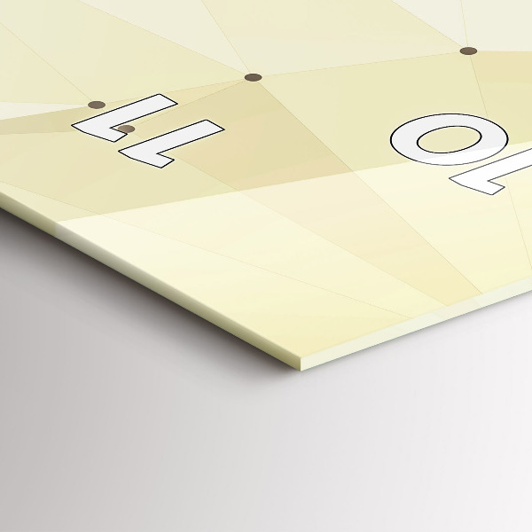 Zegar szklany pionowy Stworzenie Adama