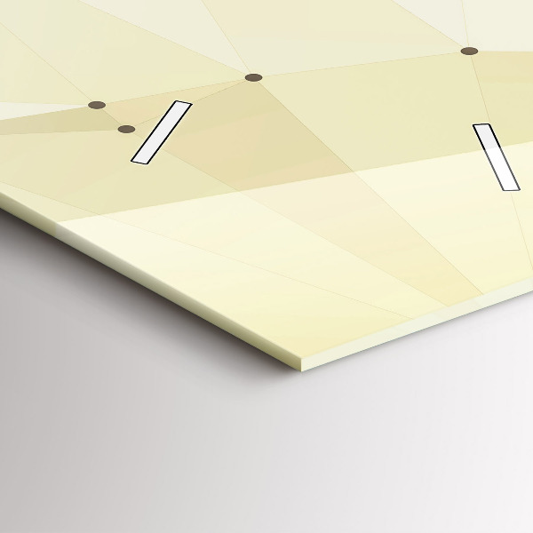 Zegar szklany pionowy Stworzenie Adama