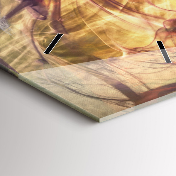 Zegar szklany pionowy Portret kobiety