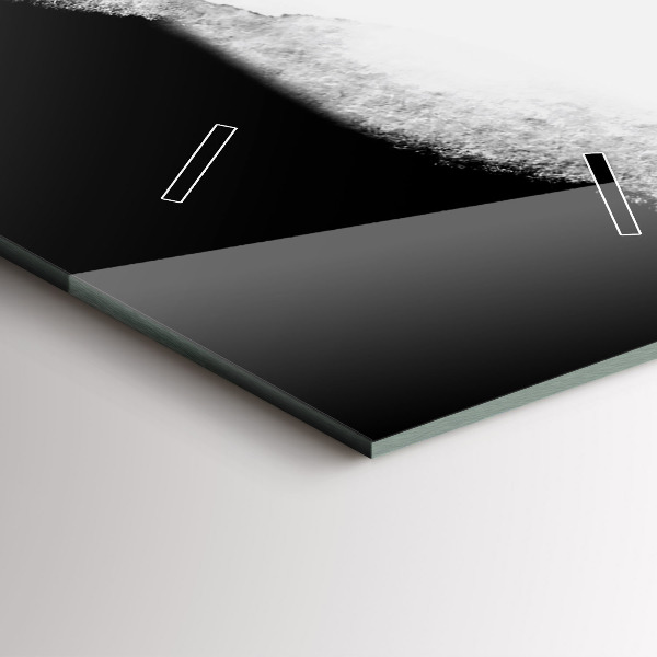 Zegar szklany pionowy Portret kobiety