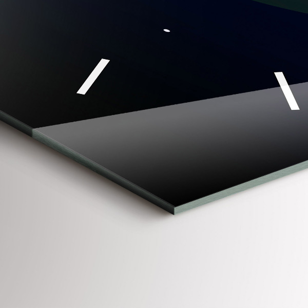 Zegar ścienny pionowy Cyberprzestrzeń miasto