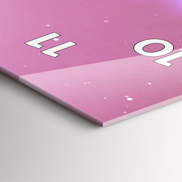 Zegar ścienny pionowy Abstrakcja książka