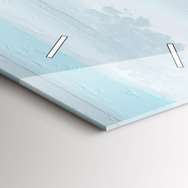 Zegar ścienny pionowy Abstrakcyjny most