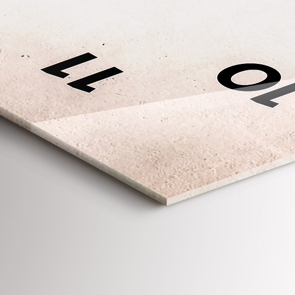 Zegar szklany pionowy Włoski rower