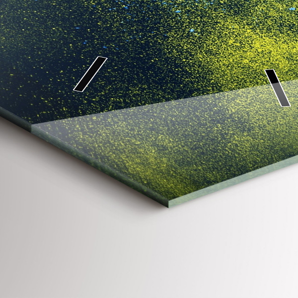 Zegar ścienny pionowy Kolorowa papuga