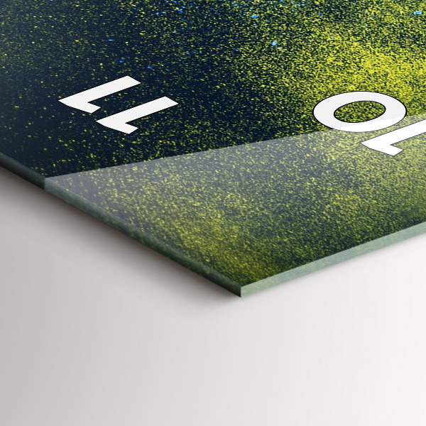 Zegar ścienny pionowy Kolorowa papuga